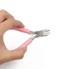 Equipments 5pcs/Set Pink Stainless Steel Pliers Cutter Insulated Clamping Tip Plier Tools for Jewelry Making Supplies Diy Craft Accessories