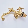 Bathroom Sink Faucets Double Cross Handle Faucet Antique Brass Cold Mixer Tap Lavatory Vessel