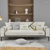 Krzesła obejmuje luksusową sofę Chenille Sofa do salonu bez poślizgu Sofas Ręcznik Couch Cover Corner Ręczniki Pad Packa Ochrona domu