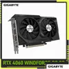 Cartes graphiques Gigabyte Geforce Rtx 4060 Windforce Oc 8G Carte 8 Go 128 bits Pci-E 4.0 Gddr6 Vidéo Double Fans Overlocking Drop Delivery Otdlp