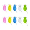 Mini-souris forme mignonne bébé sauvegarde dentaire en plastique rangement de dents de lait en plastique pour garçons cadeaux collecter le boîtier contenant 100pcs