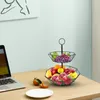 Dinnerware Sets Fruit Basket Storage Serving Tray Kitchen Multifunction Home Fruits 2 Tier Dessert Display