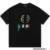 Дизайнерская высокая версия летнего модного бренда Paris B Family, свободная хлопковая футболка с короткими рукавами для пар, цветная футболка с буквами FB19