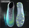 Scarpe casual BEANNHUA Unghie lunghe da uomo Calcio alto 36-45 Verde fluorescente Grigio Blu Competizione Allenamento Vendita al dettaglio all'ingrosso