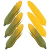 Decorative Flowers 6 Pcs Simulation Corn Decor Fake Vegetable Decorations Faux Model Plastic Po Props Corns