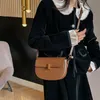 Fi Borsa da sella Borse a tracolla vintage per le donne 2024 di alta qualità Solid PU Leather Mini Crossbody femminile di lusso Menger Bag M8i8 #