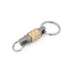 Tools Titanium Alloy Brass Keychain Rotating Key Ring Outdoor Small Tool EDC