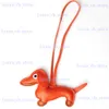 Porte-clés Longes Mignon Belle PU Cuir Animal Chiot Chien Porte-clés Éléphant Pendentif Voiture Porte-clés Femmes Filles Sac D'école Charme Accessoires T240330