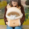 Sac à dos en peluche pour porte-chats, pour petits chats et chiens, Portable, voyage en plein air, hiver, chaton, marche chaude