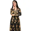 Ethnic Clothing Southeast Asia Middle East Dubai Elegant Sequined Embroidered Double Layer Dress Women's Activity Annual Meeting Stage