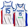 World Print 2023 Cup Filippine Maglie da basket 6 CLARKSON 24 Dwight RAMOS 15 giugno marzo FAJARDO 34 ARIEL JOHN EDU 16 ROGER POGOY 13 JAMIE JAMES MALONZO Blu Bianco