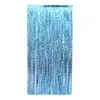 Party Decoration Wavy Tinsel Curtain Foil frans färgglad för pografi bakgrunder dörrdekor fester