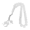 Strand Y1UB Crystal Prayer Beaded Bracelet Meditation Rosary Jewelry Religious Accessories