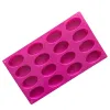 Kitchen Baking Silicone Cake Moulds 16 Grids Chocolate Cheese Mould DIY Handmade Soap Mold Dessert Bake Home Molds Bakeware TH1363