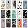 Mobiltelefonfall Fall för Samsung Galaxy A8 Plus 2018 Soft Silicone TPU Telefon Back Fullt Protecive Cover Capa Coque Shell Bag YQ240330