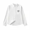 Uniformi scolastiche per studenti giapponesi Lg Sleeve Cute White Shirt For Girls Pocket Ricamo Scuola Dr Jk Vestito da marinaio Top Donna P73t #