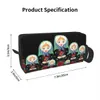 Piękna Matryoshka Doll Family Makeup Bag for Women Travel Cosmetical Organizator FI Rosyjskie sztuki magazynowe torby toaletowe T8EC#