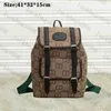 Designer saco mochila estilo clássico bolsa tote sacos grande capacidade moda bookbag lona couro multifuncional férias sacos de ombro qualidade superior 2024 novo