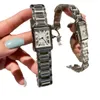Kajia classique ceinture en acier série réservoir montre à Quartz carrée Sandoz moyen âge doit montre pour femme