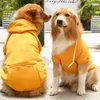 Hondenkleding Winterkleding Hoodies Sweatshirts Warme vachtkleding voor kleine grote honden Puppyjasje Labrador-kostuums met capuchon Huisdierenoutfits