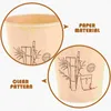 Tasses jetables pailles tasse à expresso en céramique épaissie et durcie fibre de bambou couleur naturelle 9 oz papier 150 pièces tasses à café emballage de jus