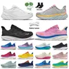 Mode Topkwaliteit Clifton 9 Bondi 8 Hardloopschoenen Dames Heren Platform Cloud Mesh Jogging Trainers Free People Triple Wit Zwart Buitensporten Sneakers Hardlopers