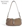 Motingsome Chic Mini Sac à bandoulière Femme élégante Sac à main en cuir véritable Bandoulière Sacs à main quotidiens Petite pochette Simply Lady Tote B1tC #