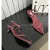 Women Sandals Fashion Narrow Band Low Heels Ladies Gladiator Shoes Pointed Toe Ankle Buckle Sandalas Zapatos Muje