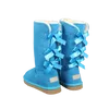 新しい7803デザイナーブーツlia women girl classic luxury snow boots bowtie half bow boot winterblack2852388