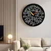 Horloges murales horloge moderne danseur décor à la maison suspendu pour salle de classe bureau décoration chambre anniversaire