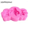 Backformen DANMIAONUO A1264021 Rose Blume Kuchen Form Fondant Werkzeuge Zubehör Formas De Silikon Para Bolo E Doces