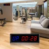 Tafelklokken 1,5 inch Gym Timer LED Intervaltraining Tijd en rust Alternatieve countdown telt als stopwatch