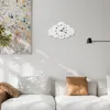 Wall Clocks Home Decor Hanging Clock Cartoon Cloud The Clouds Convenient Kid's Room White Decoration Office