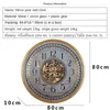 Wall Clocks Large Metal Gear Clock Modern Creative Vintage Silent Home Decor Retro Living Room Decoration Gift Ideas