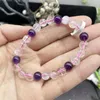 Strand 7.5MM Natural Super Seven Quartz Bracelet Round Beads Jewelry Women Men Healing Energy LoversGift 1pcs