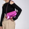 FI Luxury Laser Women Armpit Bag Glossy Pu Leather Luxury Female Underarm Handväskor Sier Chic Female Top Shoulder Bag X4D9#