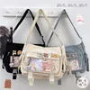 Style japonais Sac à bandoulière Femmes High School Girls JK Itabag Sac de livre de poche transparent Adolescentes Menger Bag ita V7ff #