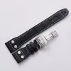 Cinturino per orologio in vera pelle di vitello da 20 mm 22 mm con chiusura a fibbia Cinturino per orologi da uomo per bracciale IWC di alta qualità317i