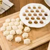 Outils de cuisson 19 trous fabricant de boulettes facile PP boulettes moule pâte presse Mante Ravioli Pierogi Pelmeni KC0336