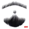 Weave Difei Syntetyczna broda jest niewidoczna w męskiej opornej peruce brody do codziennego noszenia rekwizytów tkających fałszywa broda