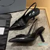 2024 Heels Sandals Women Heeled 9cm 럭셔리 디자이너 드레스 신발과 상자