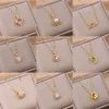 New in Light Zircon Crystal Stainless Steel Necklaces for Women Korean Fashion Sweet Sexy Female Clavicle Chain Jewelry