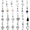 Jiaduola S925 Pan Sterling Sier Pearl Love Lock Key Tassel Clover String Hanging Bead Diy Accores