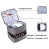 Storage Bags Polish Carrying Case Holds 30 Bottles Double Layer Travel