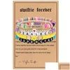 Bracelets à maillons de chaîne Taylor The Swift Music Series Collier 2023 Tournée mondiale Concert Eras Collection commémorative Bijoux Drop Deliv Otb4L