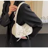 Hobo Trendy Bow Design Hobos Schulter-Crossbody-Taschen Tote Damen Handtaschen und Geldbörsen 2024 Messenger-Clutch-Tasche aus veganem Leder