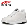 Chaussures de marche PUAMSS femmes hauteur augmentant les jeunes femmes sport