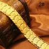 Bracelets Mens Jewelry Hip Hop Style Solid Yellow Gold Filled Mens Bracelet Wrist Chain Link 8.3 Inches Fashion Accessories Gift