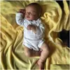 Poupées 50 cm réaliste fini bébé Reborn Sile vinyle tissu corps poupée Loou jouet fait à la main pour les filles cadeau de noël 240304 livraison directe T Otfks