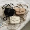 Nouveau sac à bandoulière pour femmes d'hiver Menger Weave Strap Sac à aisselles de haute qualité Sac de fourrure en peluche d'agneau Designer Dames Sac à main I8fd #